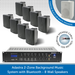 Adastra 2-Zone 8 Speakers Background Music System for Churches and Mosques 