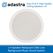 Adastra easy fit 6.5" high quality ceiling speakers