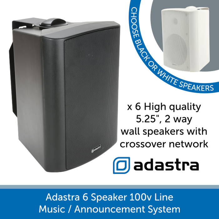Adastra High Quality 5.25" 2 way wall speakers