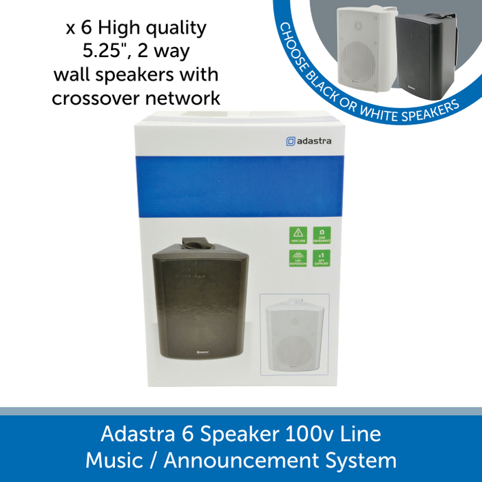 Showing a box for a Adastra High Quality 5.25" 2 way wall speaker