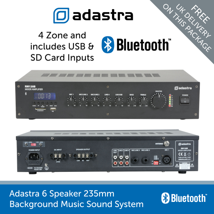 Background Music System for Gyms and Leisure Centres Audio Volt