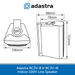 Dimensions of the Adastra BC3V Compact Indoor Wall Speaker