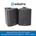 Also available in black Adastra BC4-W & BC4-B 4" 8 Ohm Background Music Wall Speakers 