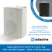 Adastra BC4V Compact Indoor Wall Speakers, 4", 100V Line, Available in Black or White