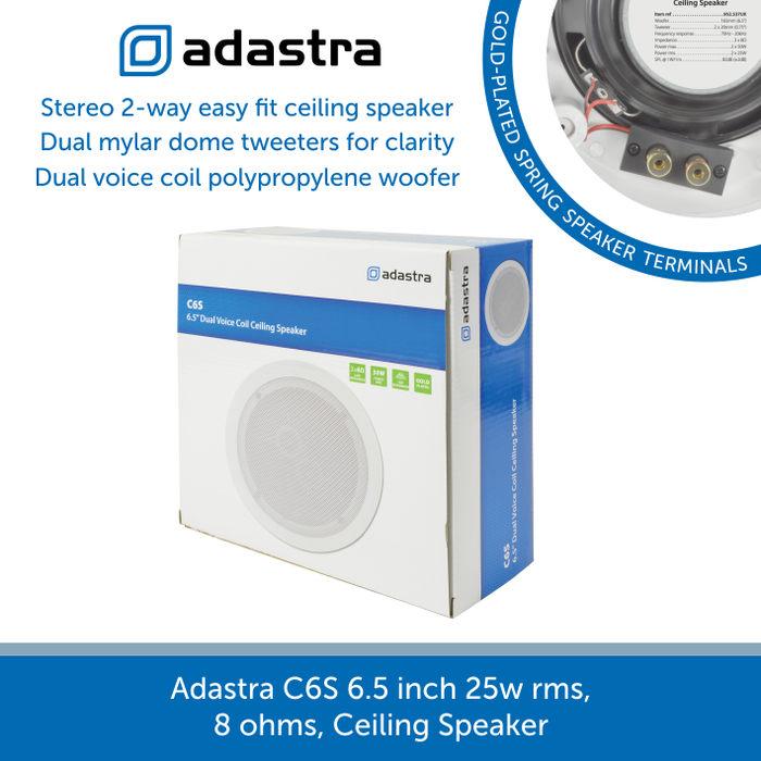 A box for a Adastra C6S Ceiling Speaker