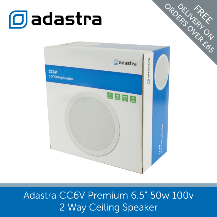 Box for Adastra CC6V Premium 6.5" 50w 100v Ceiling Speaker