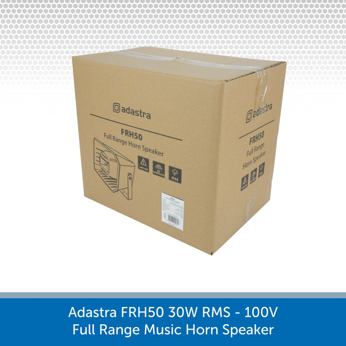 Box for a Adastra FRH50 30W 100V Full Range Music Horn Speaker