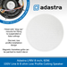 Adastra LP8V 8 inch, 60W, 100V Line & 8 ohm Low Profile Ceiling Speaker