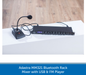 Adastra MM321 Bluetooth Rack Mixer with USB & FM Player & multiple XLR / RCA inputs