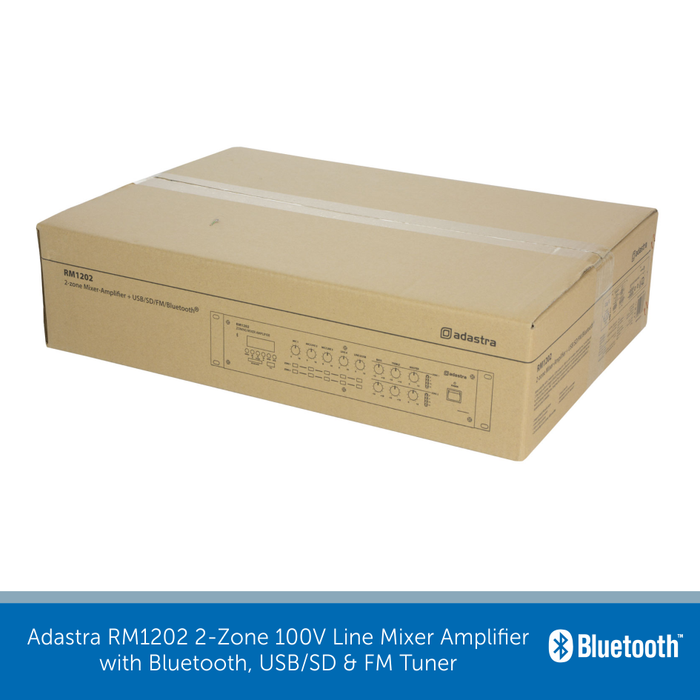 A box for a Adastra RM1202 