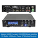 Adastra UM30 Compact 30W 100V Mixer Amplifier - FM Radio, USB Audio Player, BT Wireless Receiver