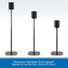 Mountson Adjustable Floor Speaker Stands for Sonos One, One SL & Play 1