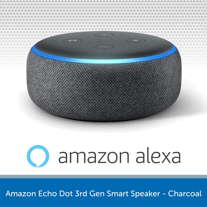 Echo Dot 3rd Gen Smart Speaker - Charcoal