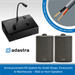 Announcement PA System for Small Shops, Forecourts & Warehouses - Black Wall Speakers