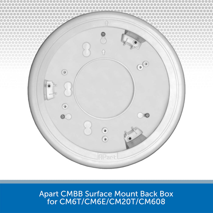 Apart CMBB Surface Mount Back Box for CM6T/CM6E/CM20T/CM608