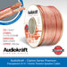 AudioKraft Clarion Series Premium Transparent HiFi Speaker Cable