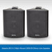 2 x 4" Wall Speaker Music System with Bluetooth Stereo Amplifier
