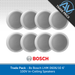 Trade Pack - 8x Bosch LHM 0606/10 6" 100V In-Ceiling Speakers