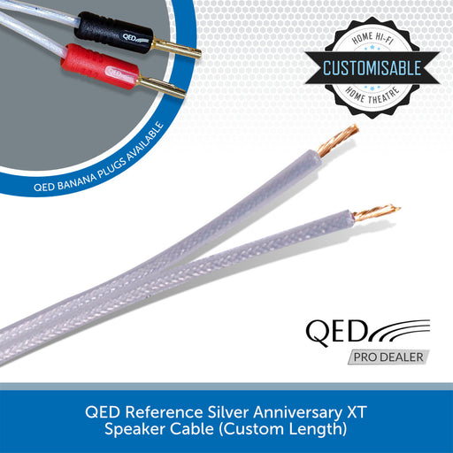 QED Reference Silver Anniversary XT Speaker Cable (Custom Length)