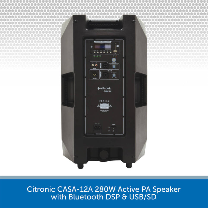 Citronic 1060W 2.1 System with CASA-12A Speakers and CASA-15BA Subwoofer