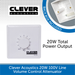 Clever acoustics VC20 20W 100V Line Volume control attenuator