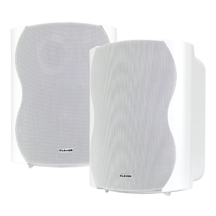 Clever Acoustics BGS Series Wall Mount Speakers - 100V or 8 Ohms, Black or White