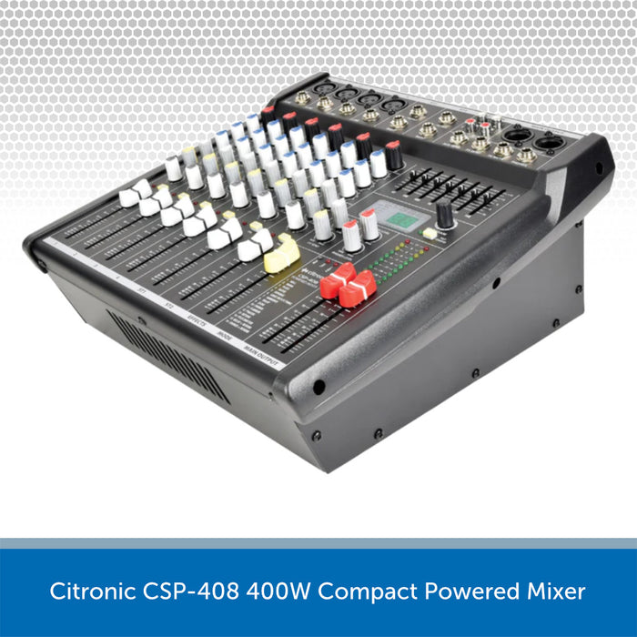Citronic CSP-408 400W Compact Powered Mixer