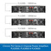 Showing the back of a Citronic PLX Series 2-Channel Power Amplifiers - PLX2000, PLX2800 & PLX3600