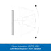 Diagram of a Clever Acoustics HS 715 100V 15W Weatherproof Horn Speaker