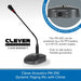 Clever Acoustics PM 200 Dynamic Paging Mic with Chime