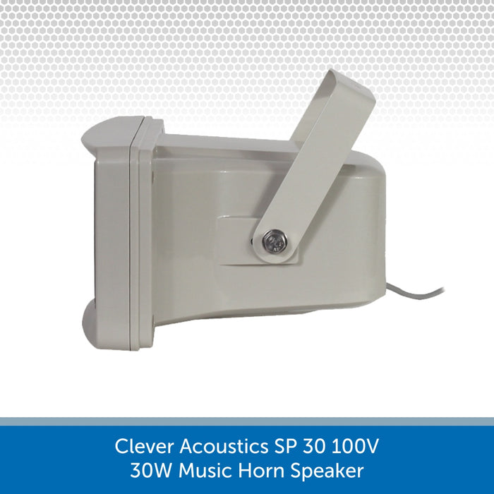 Side of a Clever Acoustics SP 30 100V 30W Music Horn Speaker