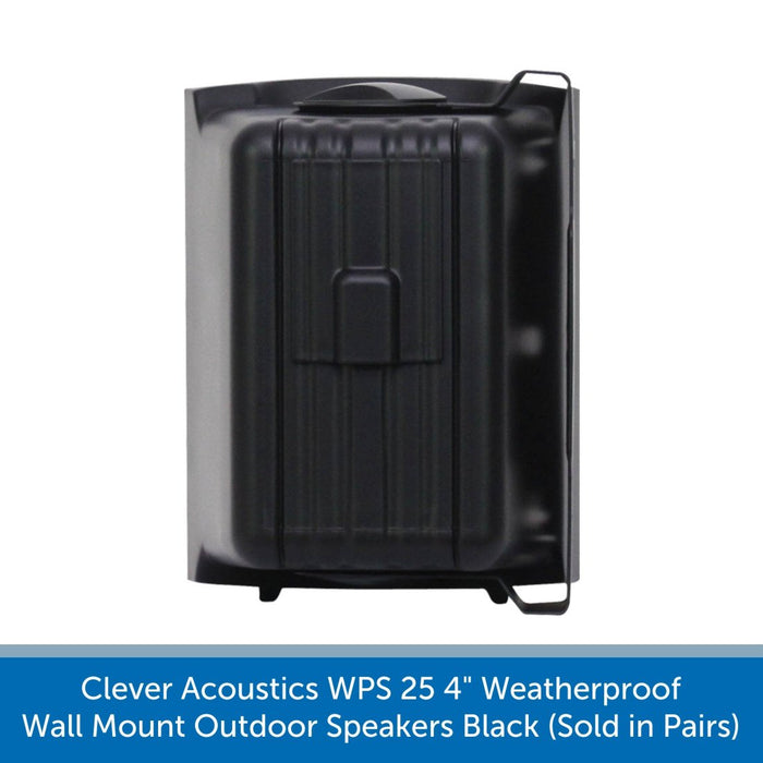 Clever Acoustics WPS 25 4 inch Weatherproof Wall Mount Outdoor Speakers 