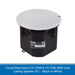 The Cloud Electronics CS-C6W & CS-C6B Ceiling Speakers are available in black or white