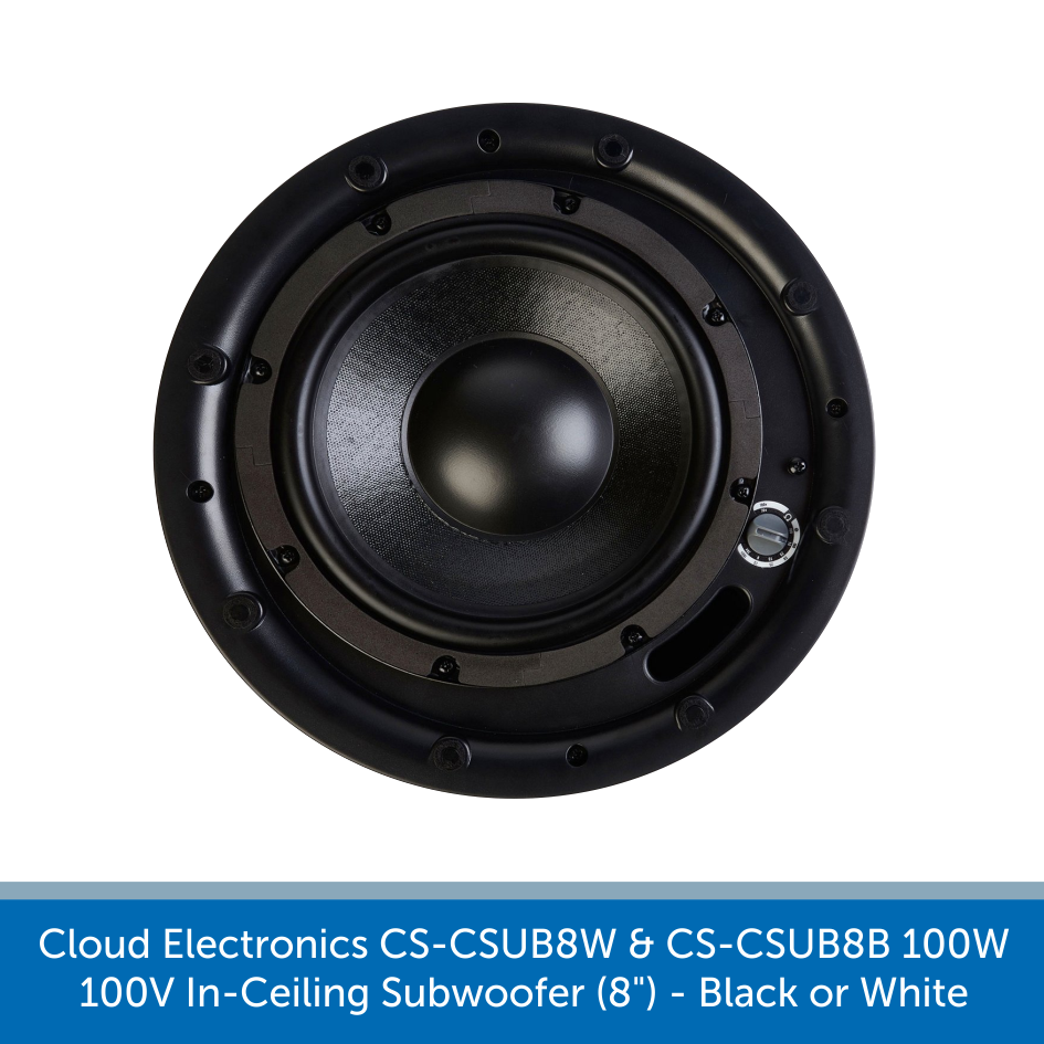 Cloud CS-CSUB8 Professional 100V In-Ceiling Subwoofer | Audio Volt