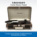 Crosley Cruiser Deluxe Portable Bluetooth Turntable Record Player tweed