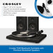 Crosley T150 Bluetooth Turntable with Premium Bookshelf Speakers