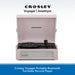 Crosley Voyager Portable Bluetooth Turntable Record Player Amethyst
