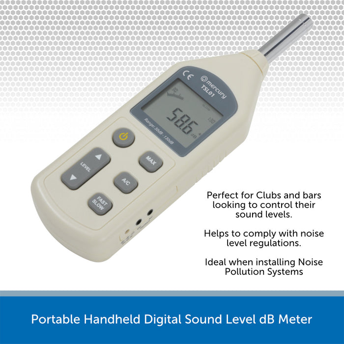 Portable Handheld Digital Sound Level dB Meter