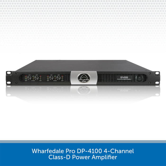 Wharfedale Pro DP-4100 4-Channel Class-D Power Amplifier