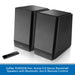Edifier R1855DB Pair, Active 2.0 Stereo Bookshelf Speakers with Bluetooth, Aux & Remote Control