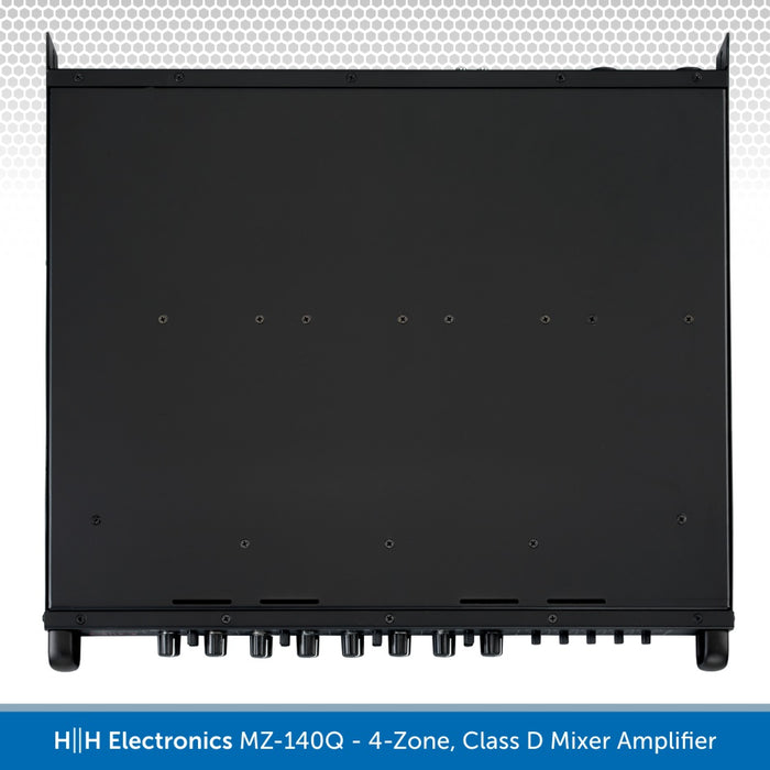 HH Electronics MZ-140Q 4-Zone Class D Mixer Amplifier
