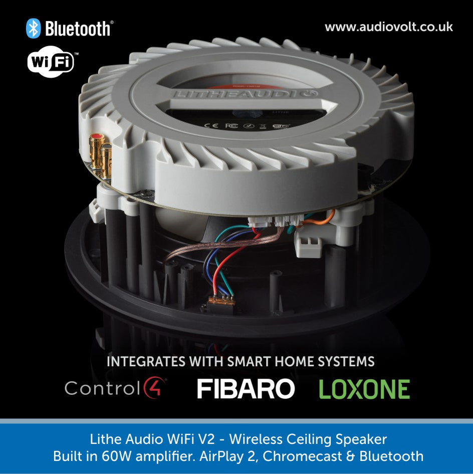 Lithe Audio WiFi V2 Multi Room Ceiling Speakers - Audio Volt