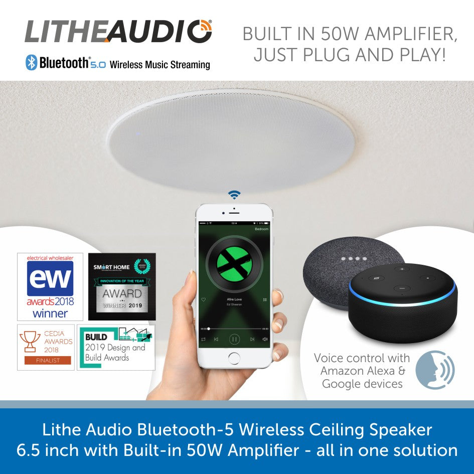 Lithe Audio Wireless Bluetooth In-Ceiling Speaker | Audio Volt