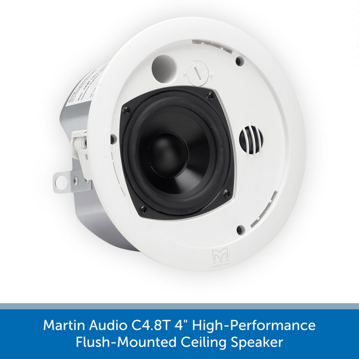 Martin Audio C4.8T 4 inch High-Performance Flush-Mounted Ceiling Speaker
