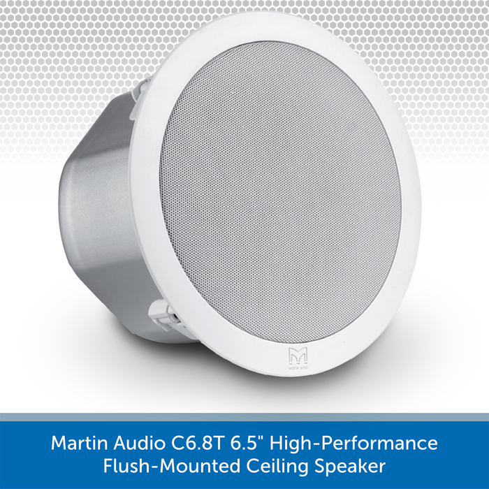 Martin Audio C6.8T 6.5" High-Performance Flush-Mounted Ceiling Speaker