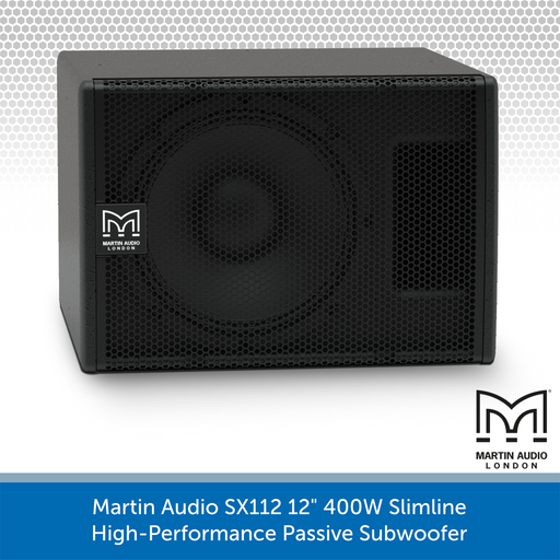 Martin Audio SX112 12" Slimline 400W Passive Subwoofer