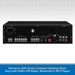Monacor PA-806DAP 60W Compact Desktop Mixer Amp with DAB+/FM Radio, Bluetooth & MP3 Player