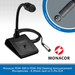 Monacor PDM-302 Desktop Announcement Microphones 