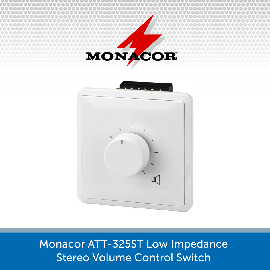 thumbnail image 2 of 2x Monacor L-Pad Attenuator 100W 8 Ohm – Wirewound Volume Control AT-62H 2 of 6