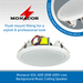 Monacor EDL-620 20W 100V Line Background Music Ceiling Speaker